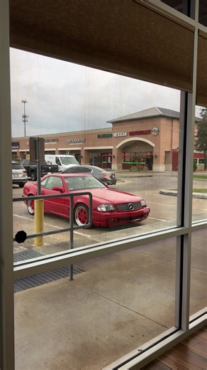 POV: You Park Where You Can Always See Your Car from the Window #mercedesbenz #sl500 #carsoftiktokcontest