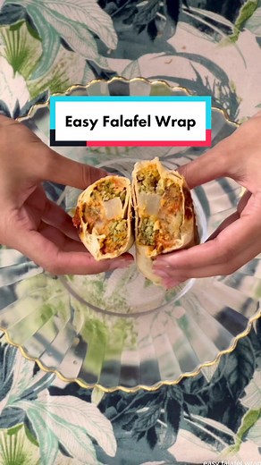 Delicious Air-Fried Falafel Wrap Recipe