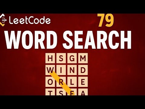 WORD SEARCH — DFS Backtracking #leetcode79 Made Simple! 🔥