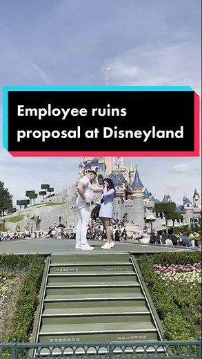 Proposal at Disneyland Ruined by Employee