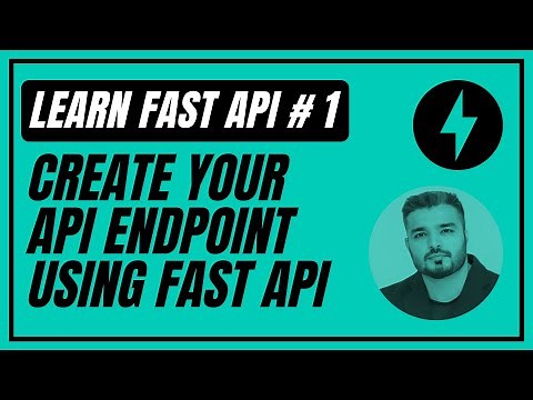 Create API Endpoint Using FastAPI | Learn FastAPI # 1