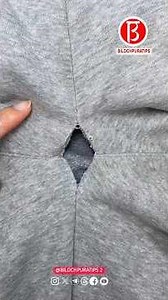Invisible stitch tutorial for opening seams in clothes