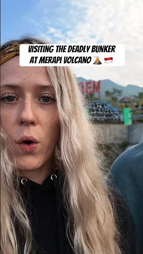 Visiting The Deadly Bunker At Merapi Volcano 🌋🇮🇩 #merapi #volcano #merapijogja #yogyakarta #jogja