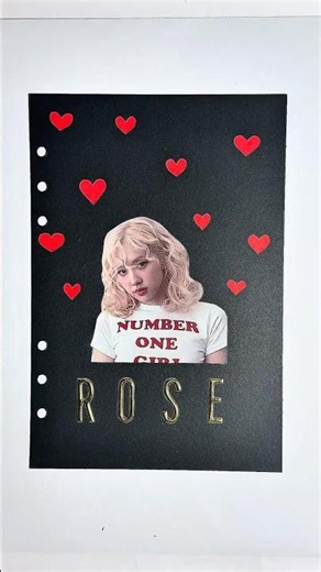 Making Rose Album Cover | ASMR scrapbooking | Journaling | Crafting #scrapbooking #journaling