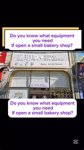 Do you know what equipment you need if open a small bakery shop? #bakerymachine #bakerymachinery #bakerymachines #bakeryequipment #bakeryequipmentsupplier #bakerybusiness #bakeryshop #bakerystore | R&M Bakery Equipment - Food Machine