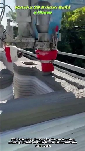 Watch a 3D Printer Build a House