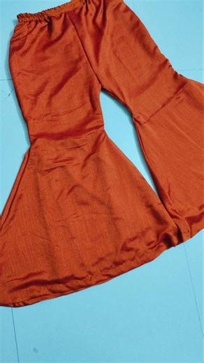 Outfit from scratch ✨ Bell bottoms plazo ✨❣️ #shortsfeed #youtubeshorts #fashion #design