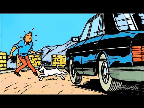Tintin and alph-art comic
