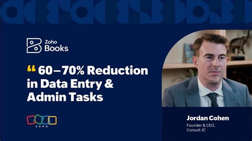 Serving Clients Across Geographies with Zoho Books | A Zoho Partner Story | Consult JC