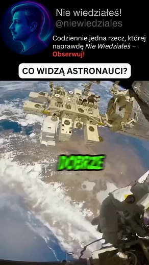 Wyobraź sobie, że patrzysz na Ziemię z kilkuset kilometrów wysokości — zawieszony w absolutnej ciszy kosmosu. 🌌 Dla astronautów to codzienność: nasza planeta wygląda jak żywa, niebieska kula unosząca się w czerni. Widać krzywiznę horyzontu, błyskające burze i cienką warstwę atmosfery — delikatny, świecący pierścień, który chroni całe życie na Ziemi. #kosmos #Ziemia #astronauta #NASA #space #niewiedziałeś #planet #astronomia #wszechświat #orbita #science #ciekawostki #horyzont #blueplanet #space