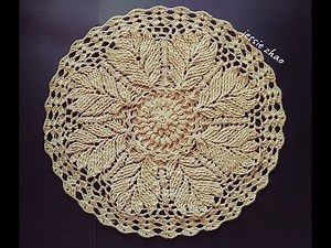 crochet mandala doily #30/ how to crochet mandala