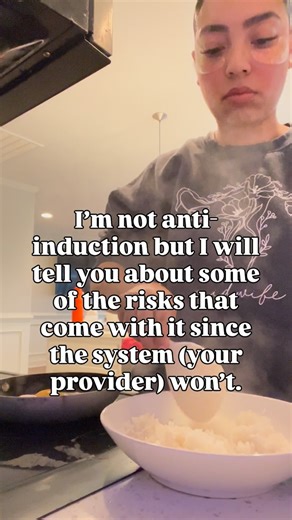 Birth Doula | Student Midwife on Instagram: "Induction has become so normalized. Many people don’t even question it, but the truth is, inducing labor isn’t just a simple scheduling convenience. It comes with real risks ranging from mild annoyances to full-blown emergencies. And if you’re not being told about them when induction is being suggested, that’s a problem. let’s break it down: Failed Induction – Your body might not be ready, which can lead to a long, exhausting process that ultimately e