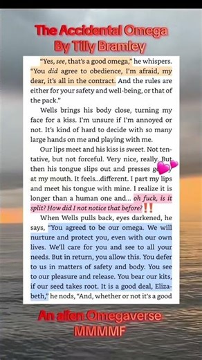 #omegaverse #alienromance #whychoose #spicynovella #tbr The Accidental Omega