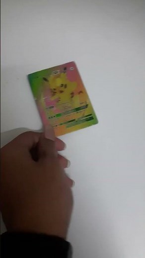 Pokemon Rainbow card ULTRA PIKACHU GX