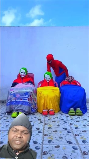 joker Spider-Man game challenge #funny #lifeisbutadream #spiderman #hulk #memes