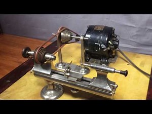 Hopkins Watch Tool Co Watchmaker's Lathe Demonstration