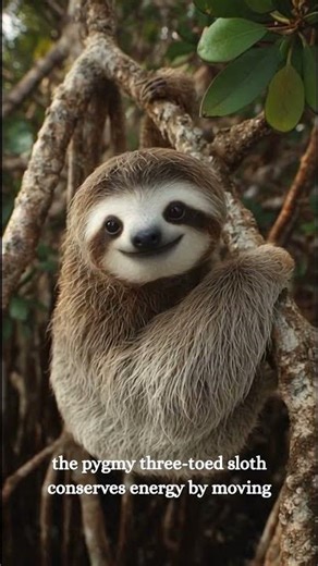 Pygmy Three-Toed Sloth #animalfacts #facts #wildliferescue
