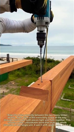 ✅ Heavy Timber Connection | How to Install Long Screws for Maximum Strength