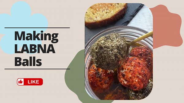 How to Make Labneh - Yogurt Cheese Balls