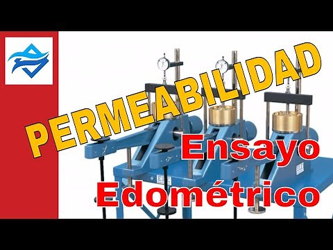 Estimación del coeficiente de PERMEABILIDAD en el ensayo edométrico