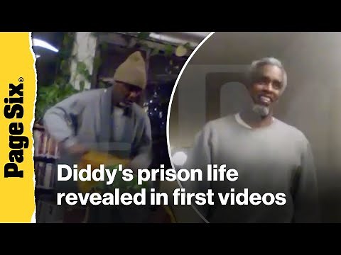Sean 'Diddy' Combs' prison life revealed in first videos from New Jersey's Fort Dix