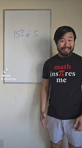 1.7M views · 3.2K reactions | It's Mental Math Monday! How would you mentally calculate 15% of 5? #math | Learning Math with Howie Hua | Facebook