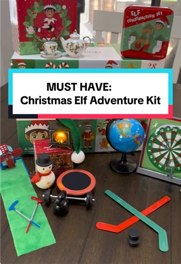 I’m obsessed with this elf adventure kit! It’s has so much and it’s good quality! It makes it so fun and stress free #christmas #elf #elfideas #christmaself #fypシ