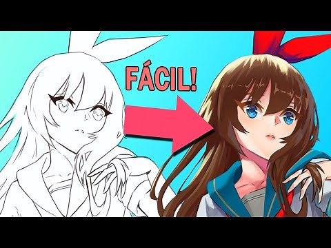 Como Colorir ANIME/MANGA em QUALQUER programa! (Passo a Passo)