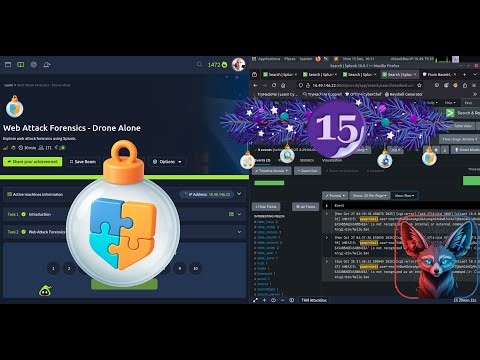 TryHackMe Web Attack Forensics - Drone Alone - Advent of Cyber 2025 - Splunk