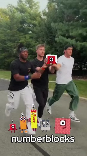 Meme Number Blocks: MrBeast and Fun Mathematics