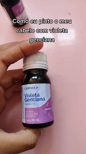 Como Pintar o Cabelo com Violeta Genciana