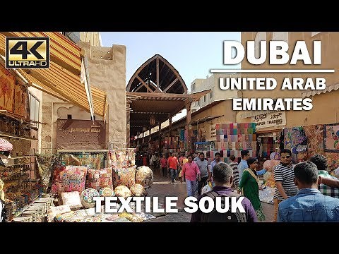 Textile Souk during the Day Dubai Market Tour