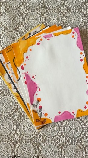 How To Draw Simple Border Designs | Easy Border Designs For Project Work | Assignment paper design