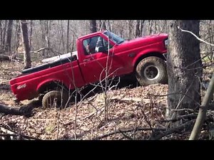96 F150 4x4 Muddy Ledge Climb