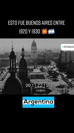💥así era buenos aires entre 1920 y 1930 ¿te gustaría vivir en esa época?🇦🇷 #buenosairesarg #retro #1920s #1930s #argentina #foryou #parati #años20