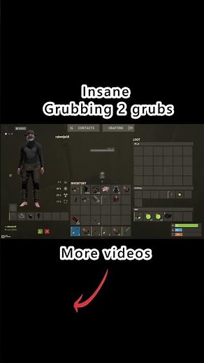 Grubbing 2 grubs #rust #rustclips #gaming #rustpvp