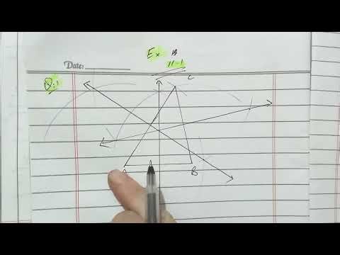 Class 9 Math Chapter 11 | Loci and Construction | Question 1 Complete