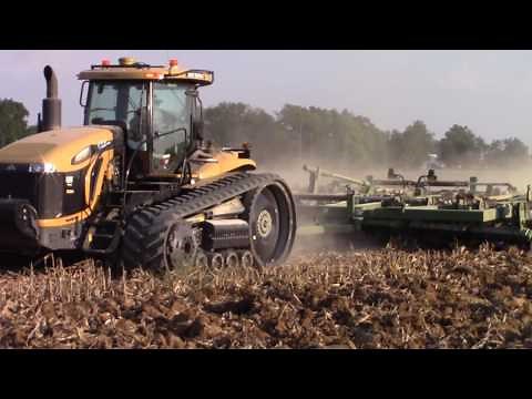 585 hp Challenger MT875C Tractor with a Big Wishek Disk