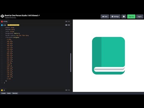 ASMR Programming - BOOK in HTML & CSS - No Talking