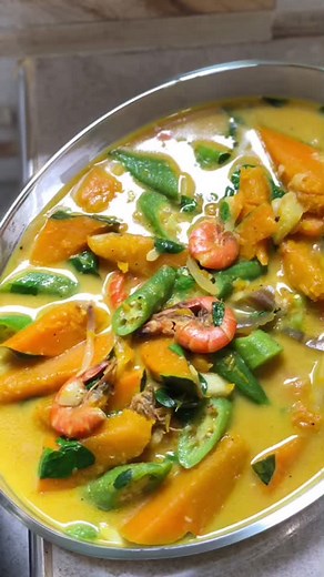 Delicious Ginataang Gulay with Crispy Fried Galunggong Recipe
