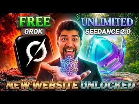 This website gives Grok AI & Seedance 2.0 - free and unlimited ai videos