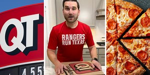 'Mind blown': QT customer shows little-known pizza box hack