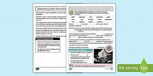 KS2 Sedimentary Rocks Cloze Activity