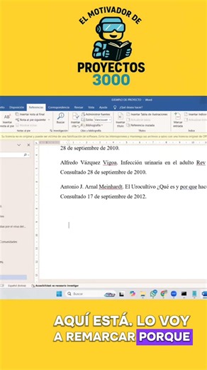 normas Vancouver en Microsoft Word#proyectos #perfilproyectos
