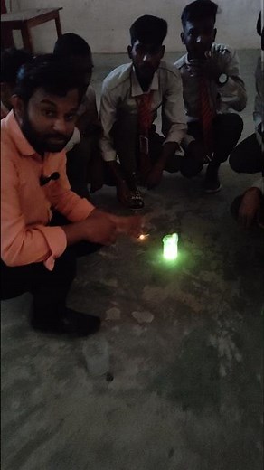 Green fire 🔥 Chemistry 🧪.