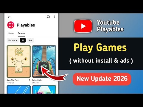 Play Youtube Games without Install | Youtube Playables New Update 2026 | Youtube Games Update