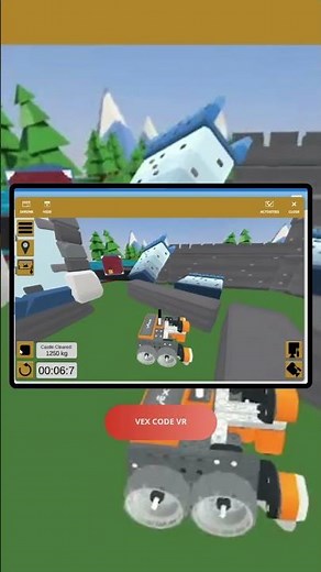 VEXcode VR Castle Crasher (gameplay + code) #lego