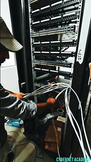 Network Rack Wiring Clean Setup Organize Network Cables Professional Rack Management
