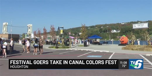 Downtown Houghton celebrates Canal Colors Festival