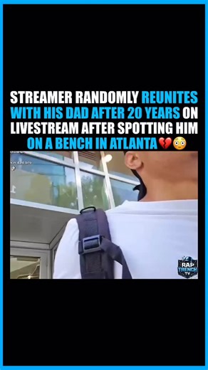 20 Years Of Silence Broken In The Most Unexpected Way 😢💔He Was Just Streaming Like Any Other Day… Then Spotted His Long-Lost Father On A Bench In ATL 😳🙏🏽Thoughts? 💭 | Rap Street